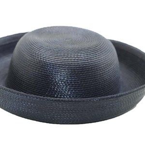 (JS1006 - Navy) PP Plain Church Hat